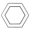 Подвесной светодиодный cветильник Geometria ЭРА Hexagon SPO-124-B-40K-051 51Вт 4000К черный Б0050557