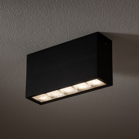 Уличный потолочный светодиодный светильник Nowodvorski Pix Led Black 11367