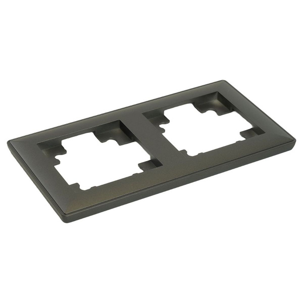 Рамка 2-постовая Stekker Катрин графит PFR00-7002-06 39808