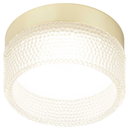 Светильник встраиваемый ЭРА DK97 GD/TR под лампу GX53 золото/прозрачный Б0057461