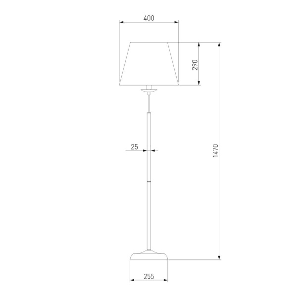 Торшер Eurosvet 01008/1 черный Торшер Eurosvet 01008/1 черный
