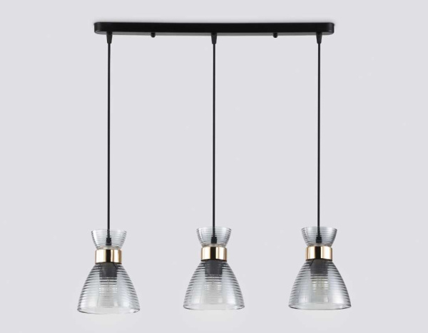 Светильник подвесной со стеклянными плафонами Ambrella light Traditional TR3407