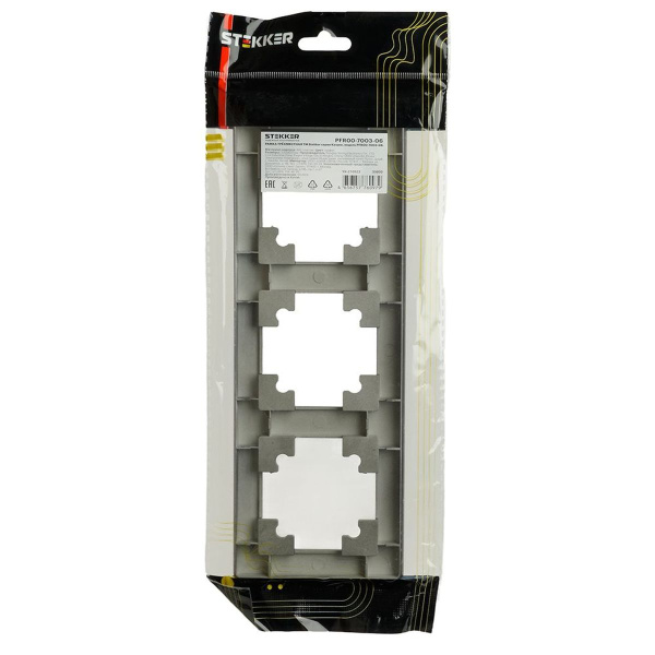 Рамка 3-постовая Stekker Катрин графит PFR00-7003-06 39809