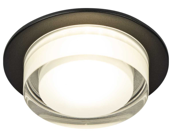 Светильник встраиваемый декоративный ЭРА DK107 BK под лампу MR16 GU5.3 черный Б0058397