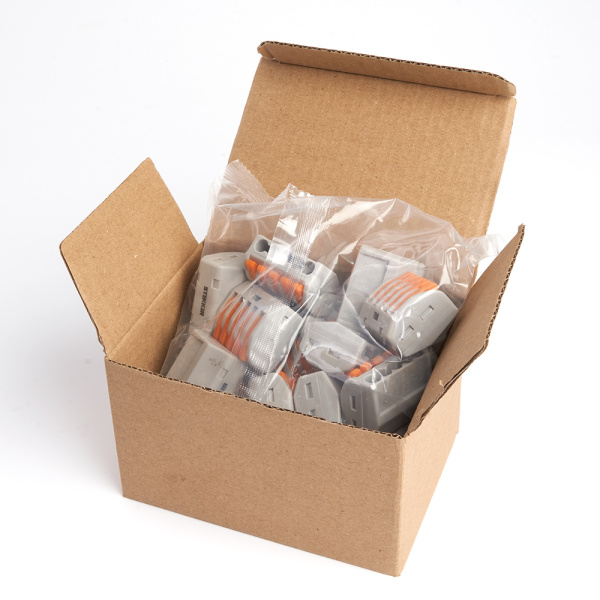 Клемма строительно-монтажная 5-проводная STEKKER, LD222-615