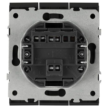 Выключатель ЭРА Arktik 16-1107-05 тройной 10АХ-250В антрацит Б0070378