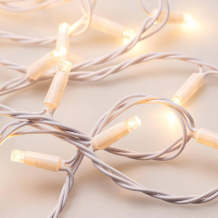 Уличная светодиодная гирлянда Ardecoled нить 230V теплый белый ARD-String-Pro-10000-White-100Led-Std Warm 025839