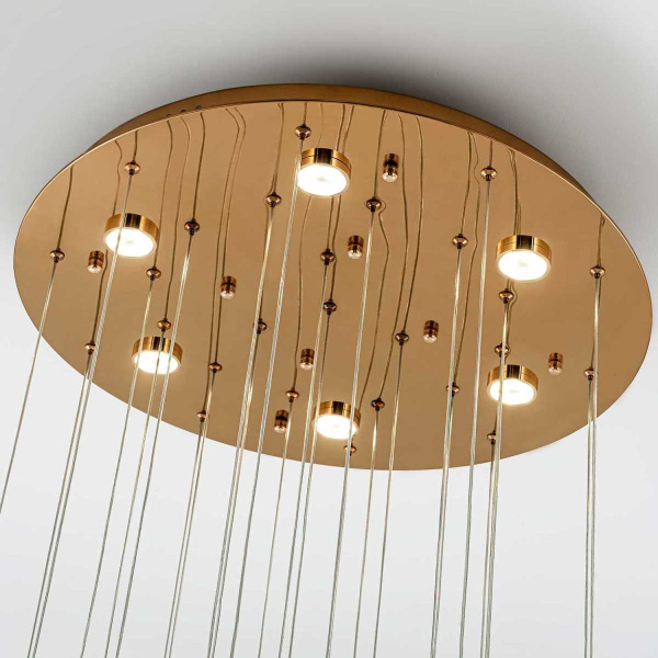 Подвесная светодиодная люстра Modelux ML.88992.26 GD