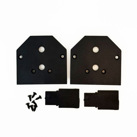 Заглушка для встраиваемого магнитного трека в натяжной ПВХ потолок, в комплекте 2 шт Crystal Lux Space CLT 0.234 06 BL