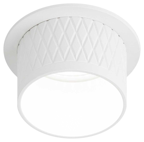 Светильник встраиваемый декоративный ЭРА DK112 WH под лампу MR16 GU5.3 белый Б0058434