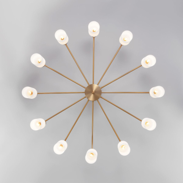 Потолочная люстра Eurosvet Vegga 70160/12 латунь