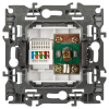 Розетка ЭРА Серия 12 12-3110-01М комбинированная RJ45+TV, белый матовый Б0065691