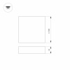 Потолочный светодиодный светильник Arlight IM-Quadro-Emergency-3H-S500x500-54W Day4000 041041