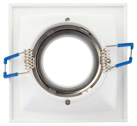 Светильник встраиваемый алюминиевый ЭРА KL101 WH под лампу MR16 GU5.3 белый Б0055586