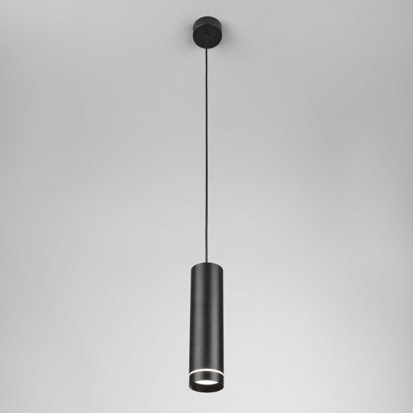 Подвесной светодиодный светильник Elektrostandard DLR023 12W 4200K черный матовый a040264