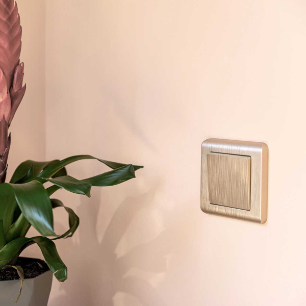 Рамка на 1 пост Werkel Stream шампань W0012111 4690389162176