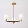 Подвесная люстра Imperium Loft Jorgenson D70 White/Dark Wood 203579-26
