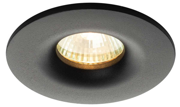 Светильник встраиваемый алюминиевый ЭРА KL105 BK под лампу MR16 GU5.3 черный Б0059792
