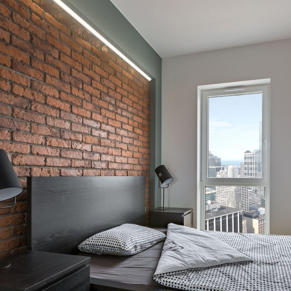 Профиль угловой накладной с рассеивателем черный 2м. Apeyron 08-03-Ч