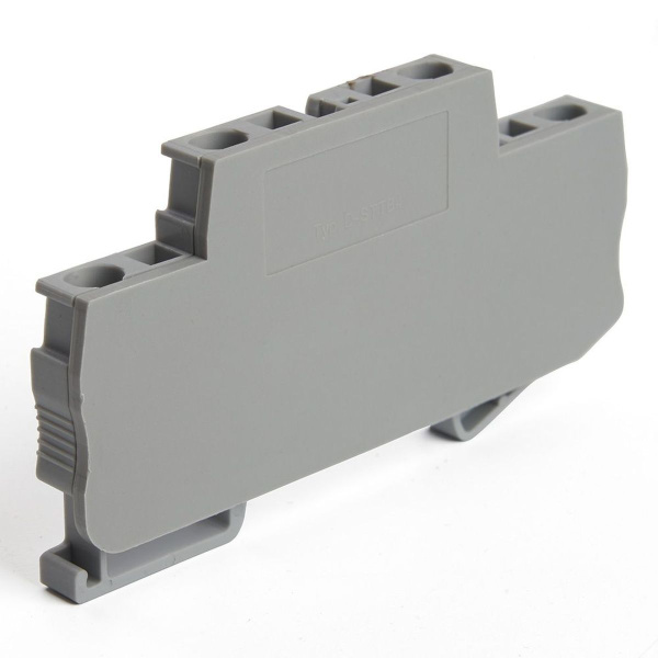 Торцевая заглушка для ЗНИ LD555 2,5 мм² (JXB ST 2,5), серый Stekker LD563-1-25 39989