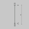 Крепление потолочное Maytoni Technical Accessories for tracks Flarity TRA159C-IPC1-B