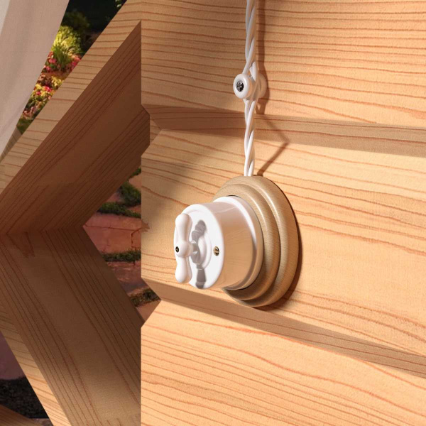 Комплект изоляторов без винта 100 шт. Werkel Ретро белый W6431401 4690389166204