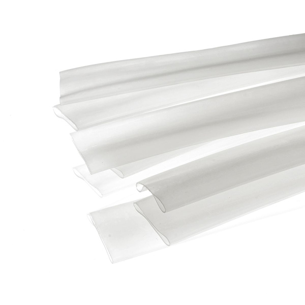 Термоусадочная трубка клеевая Stekker HSTG-1274-100TR, длина 100 см., коэф. усадки 3:1, прозрачный 39762