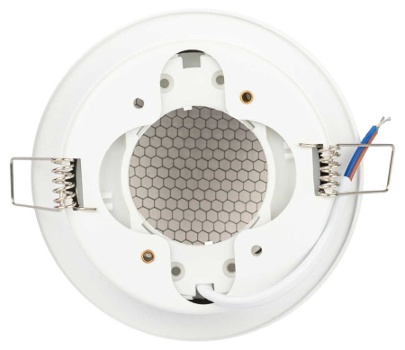 Светильник встраиваемый ЭРА KL111 WH/BK под лампу GX53 белый/черный матовый Б0061537