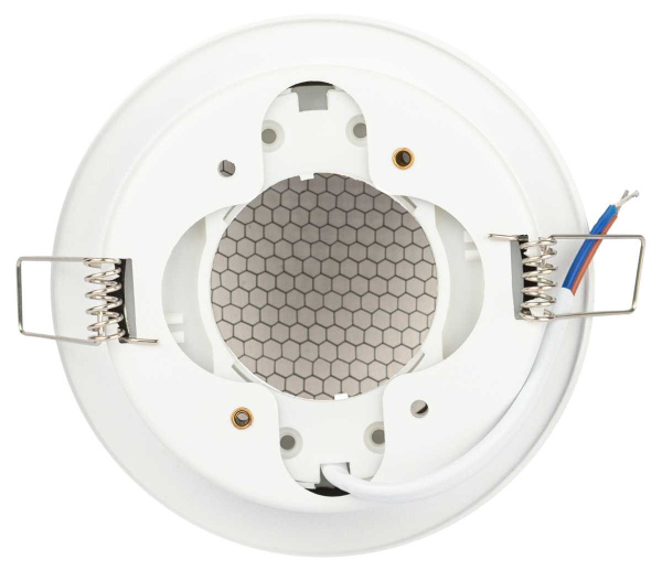 Светильник встраиваемый ЭРА KL111 WH/BK под лампу GX53 белый/черный матовый Б0061537