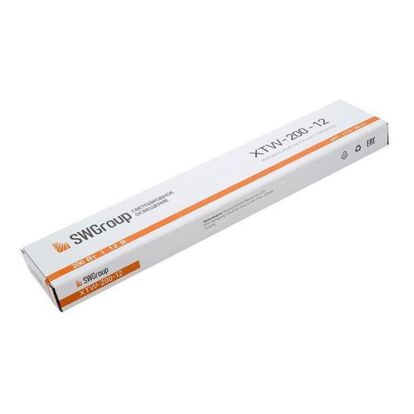 Блок питания SWG 12V 200W IP67 16,6A XTW-200-12 003071