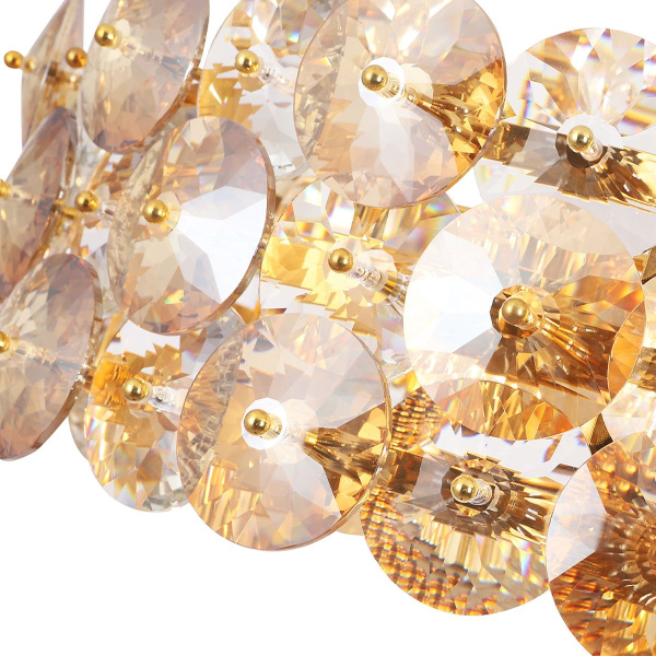 Подвесная люстра Crystal Lux Crystal SP12 Chrome SP12 Gold