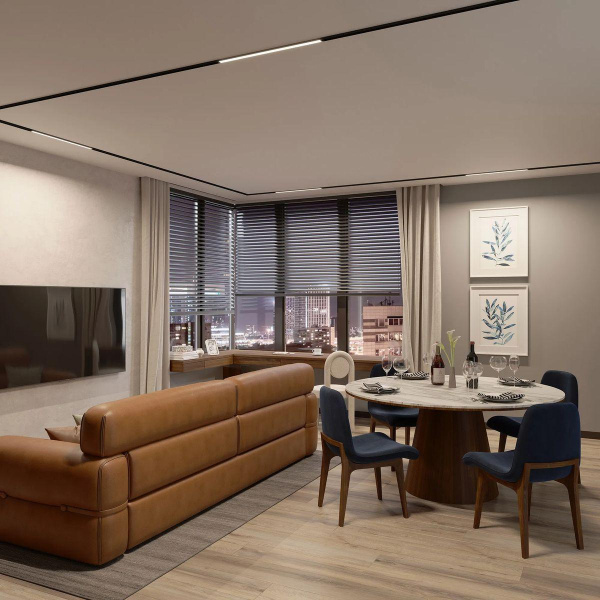 Трековый светодиодный светильник Arlight Mag-Flat-25-L800-24W Day4000 046336