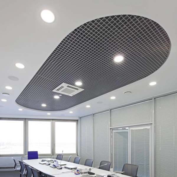 Рейка для потолочной решетки 100x100 Албес GL15 600х37 мм папа металлик