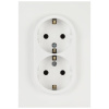 Розетка ЭРА Arktik 16-2104-08 двойная с заземлением 2X2P+E Schuko 16А-250В белый матовый Б0070451
