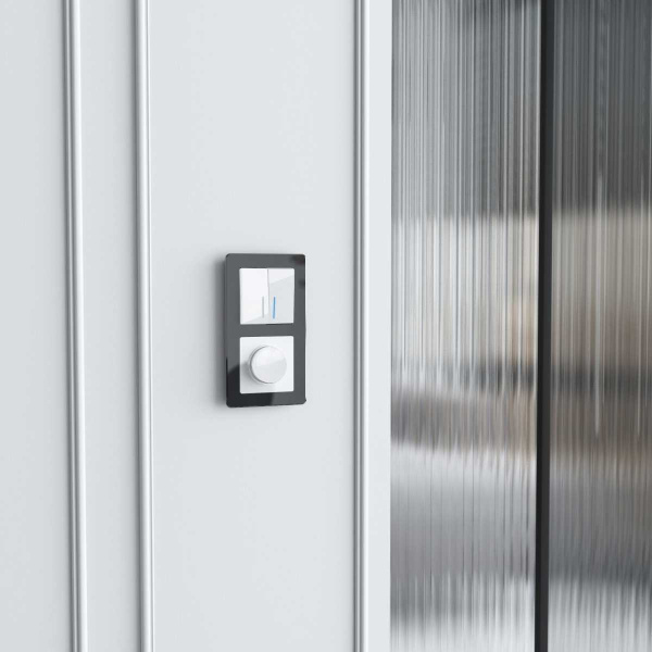 Рамка Werkel Acrylic на 2 поста черный W0022708 4690389184857