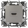 Розетка ЭРА Серия 12 12-3114-16 HDMI титан Б0065714