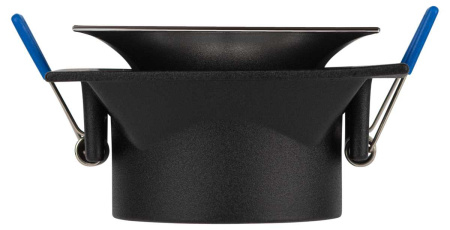 Светильник встраиваемый декоративный ЭРА KL102 BK/CH под лампу MR16 GU5.3 черный/хром Б0056356