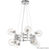 Подвесная люстра Crystal Lux Luxury SP8 Chrome