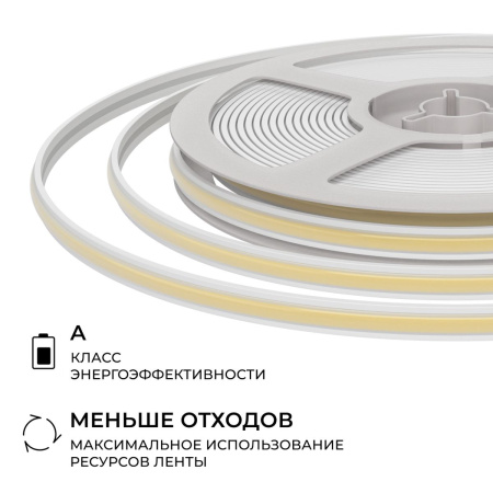 Светодиодная лента Apeyron 10W/m 528LED/m COB белый 5М 00-408