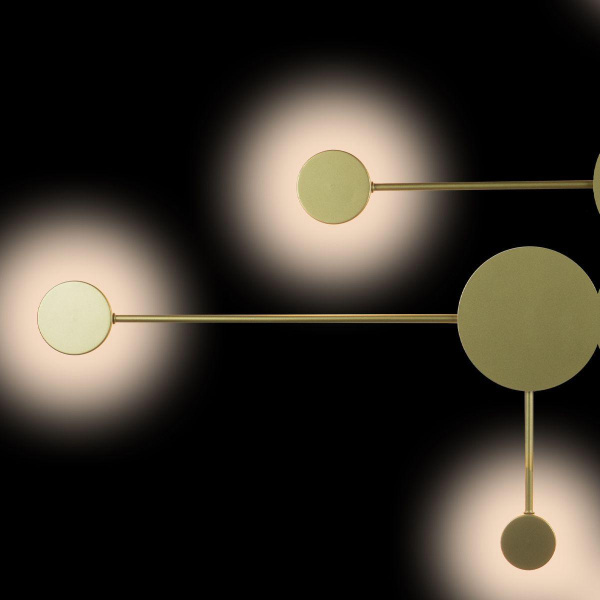 Настенный светодиодный светильник Loft IT Rays 10058GD Настенный светодиодный светильник Loft IT Rays 10058GD