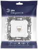 Розетка ЭРА Elegance 14-3107-01М RJ45, белый матовый Б0065763