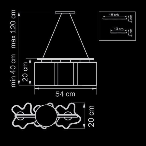 Подвесная люстра Lightstar Nubi 802130 Подвесная люстра Lightstar Nubi 802130