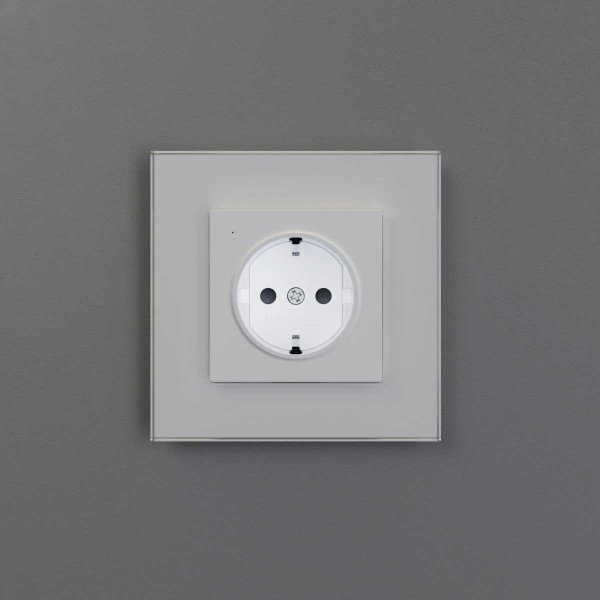 Розетка с подсветкой Werkel белый a069612