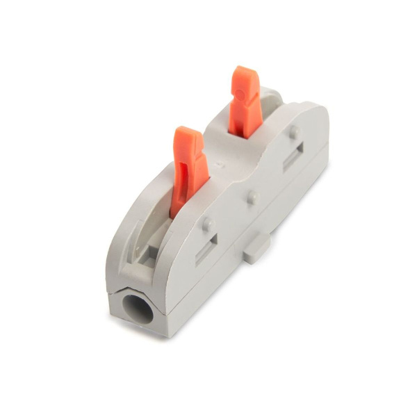 Клемма строительно-монтажная Stekker для подключения фазных проводников 2 контактные группы, (1 ввод,1вывод на полюс) LD222-421 39498