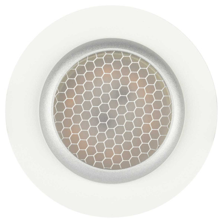 Светильник встраиваемый алюминиевый ЭРА KL109 WH/SL под лампу MR16 GU5.3 белый/серебро матовый Б0061829