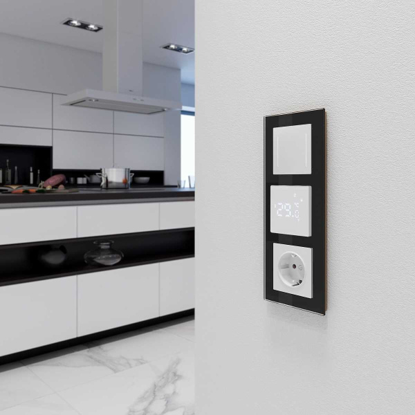 Терморегулятор сенсорный для теплого пола Werkel (Умный дом) W1151201 белый a056497