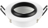 Светильник встраиваемый алюминиевый ЭРА KL109 WH/BK под лампу MR16 GU5.3 белый/черный матовый Б0061828