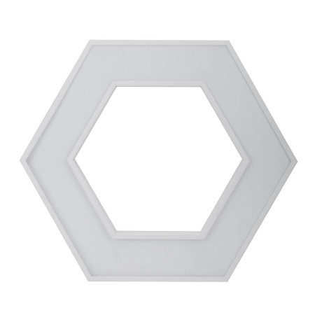 Подвесной светодиодный cветильник Geometria ЭРА Hexagon SPO-123-W-40K-045 45Вт 4000К белый Б0050554