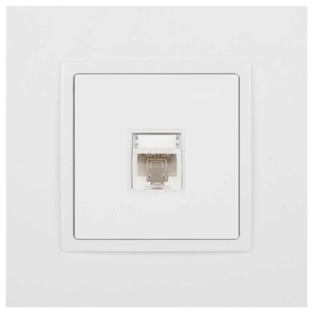 Розетка ЭРА Elegance 14-3107-01М RJ45, белый матовый Б0065763
