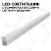 Накладной линейный светодиодный светильник Apeyron Net 30-21